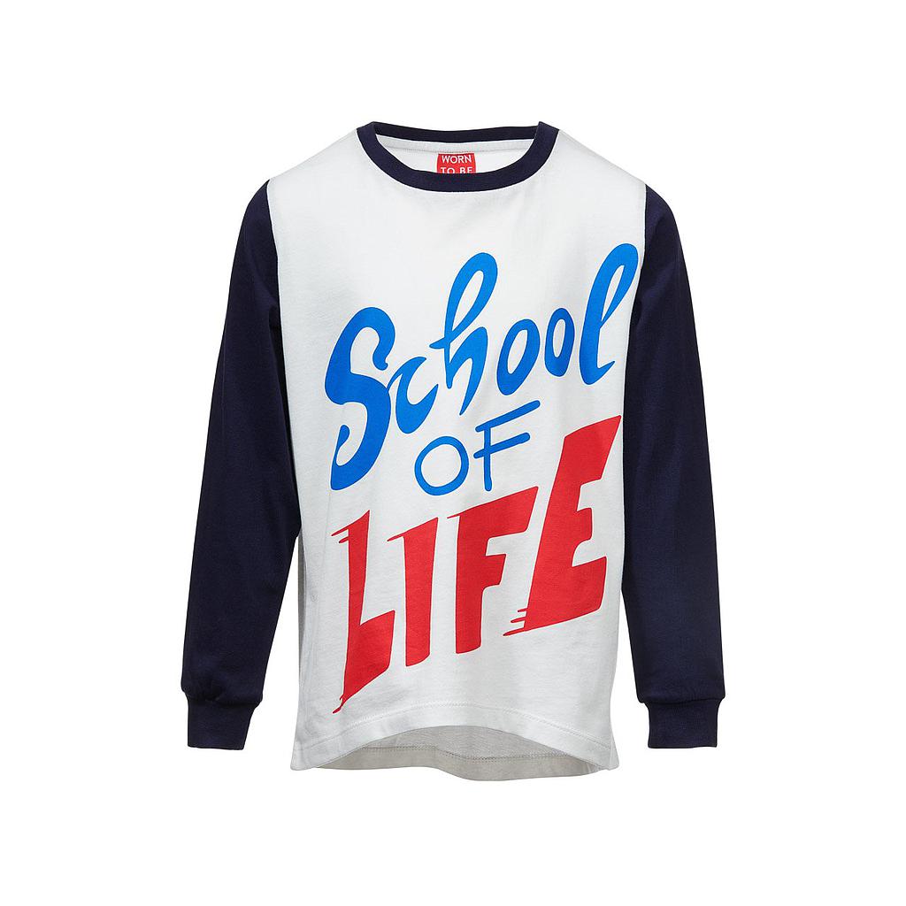 SCHOOL OF LIFE Langarm-Shirt