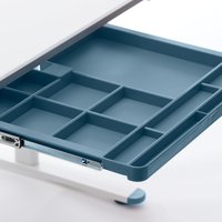 Flexa Study Schublade für Schreibtisch EVO mit 12 Fächern in blau