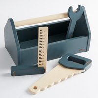 Flexa Toys Werkzeugkasten Set aus massiver Birke und Schichtholz