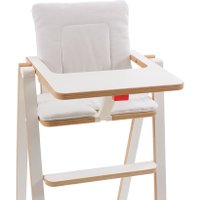 SUPAflat Sitzkissen aus Baumwolle für Hochstuhl in weiss/ Vanilla Marshmallow