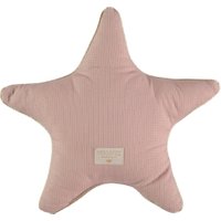 Nobodinoz Kinder-Kissen Aristote Star aus Baumwolle (40x40 cm) inkl. Füllung in rosa