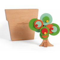 Wodibow bunter Buchenholz-Baum 4 Jahreszeiten Spielzeug-Set 58-teilig