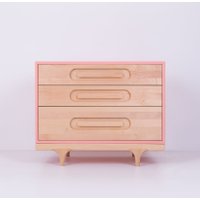 Kalon Studios Kommode aus Ahornholz Caravan Dresser mit 3 Schubladen