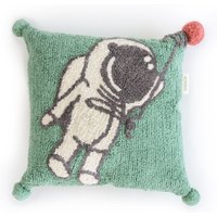 Minividuals Kissen aus Baumwolle Astronaut mit Ballon (50x50 cm) waschbar