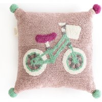 Minividuals Kissen aus Baumwolle Biker (50x50 cm) waschbar