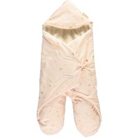 Nobodinoz Fußsack Kiss Me aus Bio-Baumwolle 1.7 Tog (0 - 6 Monate) in rosa mit Sternen
