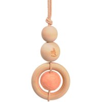 Loullou Mobile für Spielbogen aus Holz & Lammwolle Baby Dot in rosa