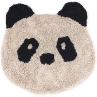 Liewood waschbarer Teppich Bobby - Panda aus Baumwolle (82x100 cm) in beige
