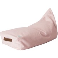 Nobodinoz Sitzsack Oasis Bloom Pink aus Baumwolle (109x53x53 cm) inkl. Füllung in hell-rosa
