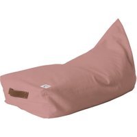 Nobodinoz Sitzsack Oasis Dolce Vita Pink aus Baumwolle (109x53x53 cm) inkl. Füllung in rosa