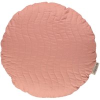 Nobodinoz Kissen Sitges Dolce Vita aus Baumwolle (45 cm) inkl. Füllung in rosa
