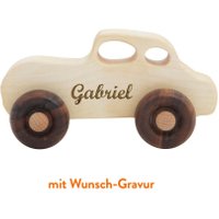 Wooden Story Holzauto Retro mit Wunsch-Gravur
