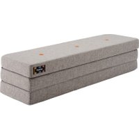 byKlipKlap faltbare Matratze & Sofa KK 3 Fold (180cm) - Multi grey / orange