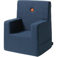 byKlipKlap Kindersessel KK Kids Chair XL (2-6 Jahre) - Dark blue / orange