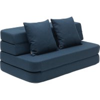 byKlipKlap multifunktionales Sofa KK 3 Fold Sofa (120cm) - Dark blue / black