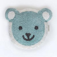 Minividuals Kissen aus Baumwolle Bär rund (40 cm) waschbar