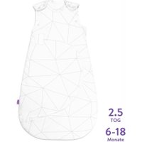 Snüz Kleinkind-Schlafsack Geo aus Baumwolle 2.5 Tog (6 - 18 Monate) in weiß