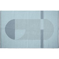 Flexa ROOM Teppich aus 100% Baumwolle (180x120 cm) handgewebt in blau