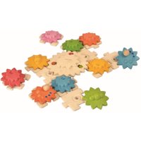 Plantoys Lernspiel Puzzle für Kinder Getriebe (ab 2 Jahren) aus Naturkautschuk in bunt