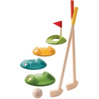 Plantoys Mini-Golf Set aus Holz für 2 Spieler (ab 3 Jahren)