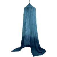 Liou Baldachin Betthimmel Dégradé (270x50cm) aus 100% Baumwolle in blau