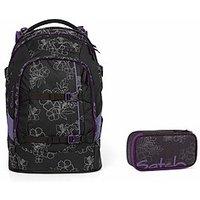 Satch Pack Ninja Hibiscus Schulrucksack Set 2tlg