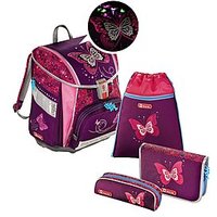 Step by Step Touch 2 Flash Shiny Butterfly Schulranzenset 4 tlg.