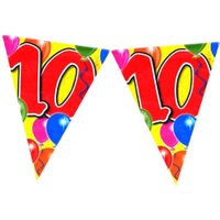 Wimpel-Partykette zum 10. Geburtstag