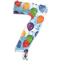 XXL Folienballon als Zahl 7