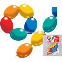 8 Kettenballons für lustige Raumdekoration