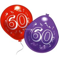 Luftballons 60.Geburtstag