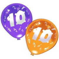 Zahlenballons Zahl 10