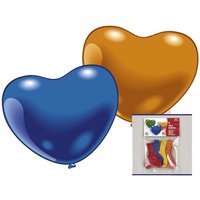 Bunte Herzballons als Raumdeko für Lovepartys aus Latex