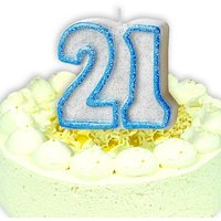 Geburtstagskerze Zahl 21