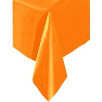 Tischdecke orange Folie 137 × 274cm