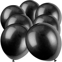 Schwarze Luftballons 50 Stück