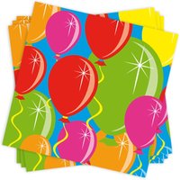 Geburtstagsparty Papierservietten für Ballonparty