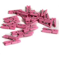 rosa Wäscheklammern 24 Stück
