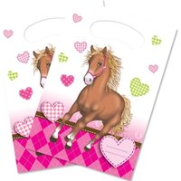 Pony Mitgebseltüten in Pink