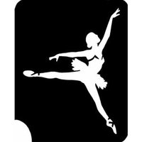 Prima Ballerina Tattooschablone für Balletttänzerinnen