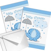 Baby Elefant Einladungen 8 Stück