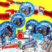 Polizei Party Komplett-Set XXL