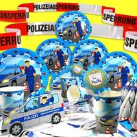 Polizei Party-Komplettset