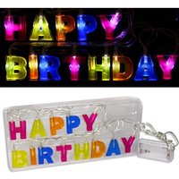 Happy Birthday - Lichterkette