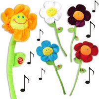 Plüschblume mit Birthday-Melodie