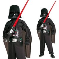 Darth Vader Kinderkostüm mit bedrucktem Overall
