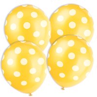 Partyballons im Punkte-Design