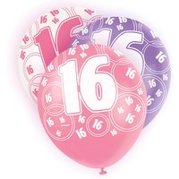 Ballons mit Zahl 16