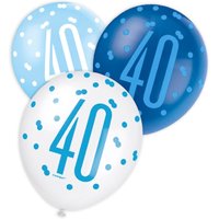 Latexballons für 40. Birthday