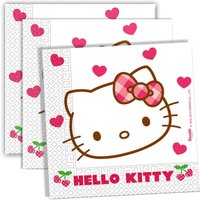 Kinderservietten mit Hello Kitty Hearts